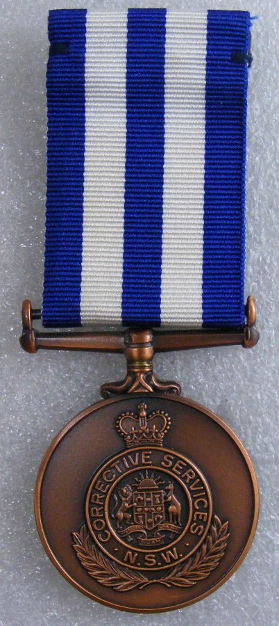 ORIGINAL AUSTRALIAN MEDAL: NSW Corrective Services: 15 Years Long ...